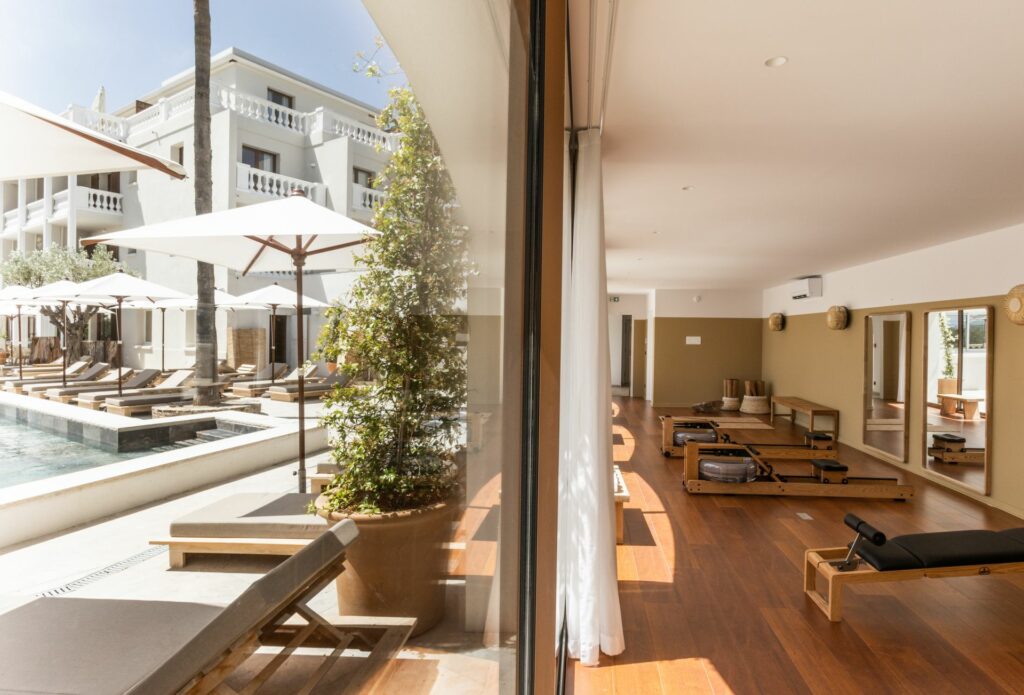 Salle de sport hotel bormes les mimosas